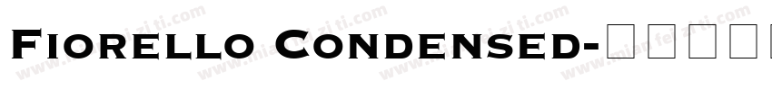 Fiorello Condensed字体转换